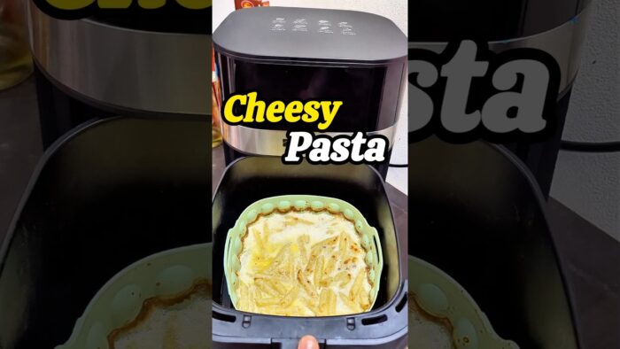 Cheesy Pasta × Air Fryer ⭐#shorts