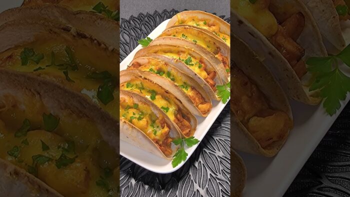 Cómo Hacer Tacos de Pollo en Freidora de Aire u Horno: Receta Fácil y Deliciosa de Almuerzo o Cena