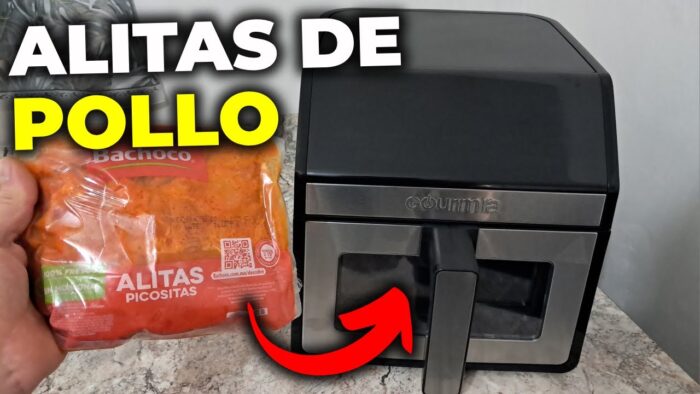 Como hacer ALITAS de pollo en la freidora de aire GOURMIA | Air fryer en español