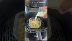Creamy Air Fryer Mac & Cheese Recipe 🧀#viral  #trending #ytshorts #airfryer #macncheese