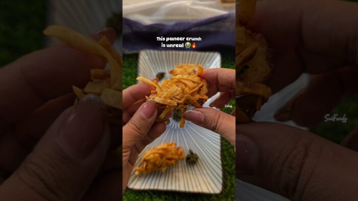 Crispy Paneer Bites Recipe 😮💨🔥 | Air Fryer Paneer Snack #ytshorts #trending