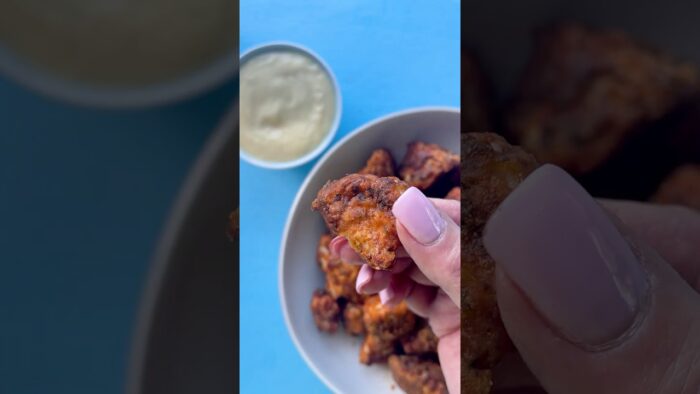 Crispy air fryer popcorn chicken better than takeaway