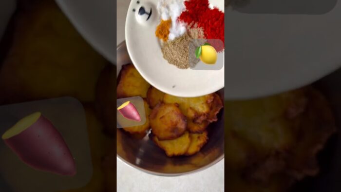 Crispy air fryer shakarkandi tukkđ #food#cooking#recipe#foodie#video#shorts#viralshort