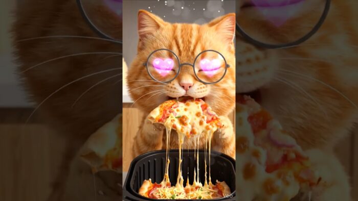 [Easy Recipe] 5-Min Tortilla Pizza (Air Fryer) 🍕🐾 / 초간단 또띠아 피자 / 5分で完成！ピザレシピ / #shorts