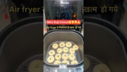 Easy Suji Donuts🍩 | मैने सोचा नहीं था की Air fryer में ऐसा बनेगा🫣🫢#viral #shorts #trending