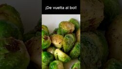 El secreto para que las Coles de Bruselas queden CRUJIENTES 🥦✨ #shorts #cocina #recetas