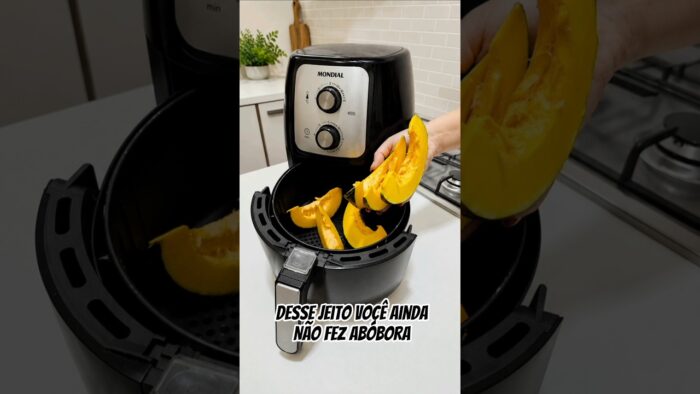 FAZ HOJE essa ABÓBORA na Air Fryer! Você precisa experimentar 😋#Airfryer #receita #abóbora