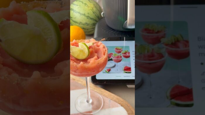 Fresh is better than pre-made this Cinco de Mayo 🍉🍊 #Thermomix #TM7 #MargaritaRecipe