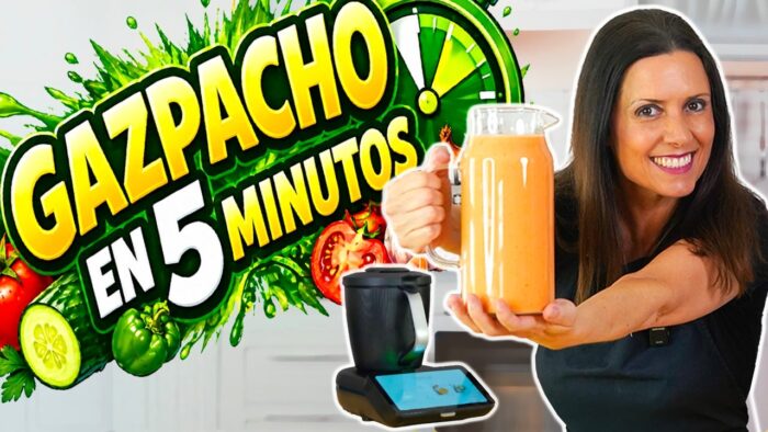 Gazpacho en Thermomix en 5 minutos: fresco, fácil y sin complicaciones