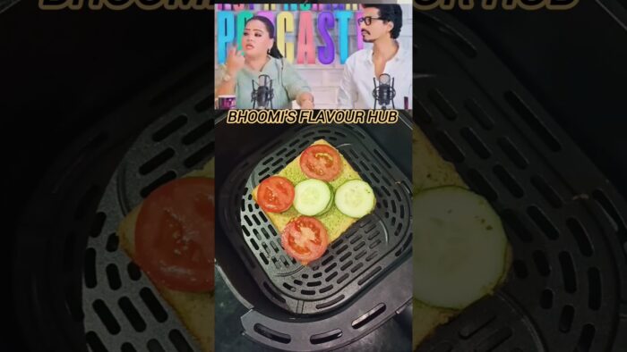 Healthy Bread Sandwich Air fryer #viralvideo #food #trending #recipe #shorts #airfryer #bhartisingh