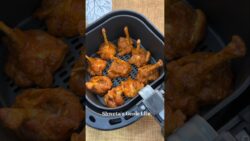 Healthy High Protein Chicken Lollipop Recipe in Air Fryer👌#shorts #viral #trending #ytshorts #yt