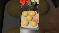 😍Helathy Airfryer wheat flour burger bun #airfryer #food #receipe #burger #healthy
