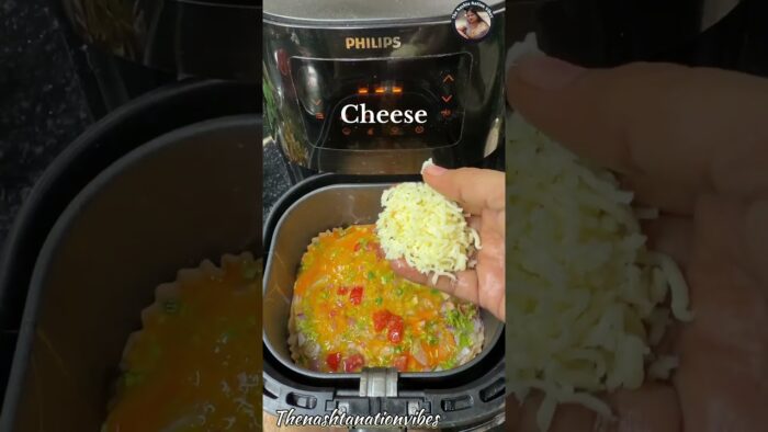High Protein Breakfast Recipe in Air Fryer 👌#healthyhabits #shorts #viralshorts #trending #ytshorts