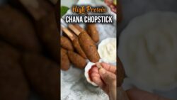 High Protein Chana Chopstick  Recipe | Fried or Air – Fryer  #easyrecipe #snacks