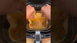 High Protein Layered Egg Paratha Recipe in Air Fryer #shorts #viral #trending #ytshorts #reels #yt