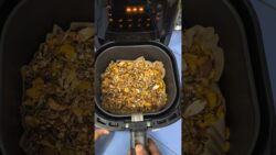High Protein Muesli Recipe in Air Fryer🫣🤤 Chocolate Oats Recipe🤤😋#shorts #shortsfeed #viral
