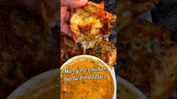 I tried it. I LOVED it. 1000/10 #garlicbread #appetizer #easyrecipe #airfryerrecipes #cheesy