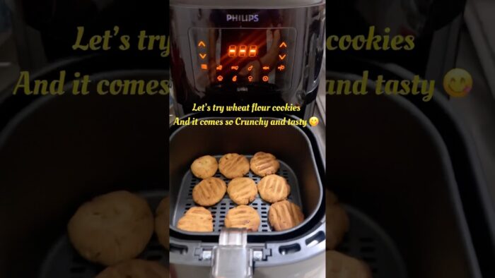 Kya गेहू के आटे ki cookies Air fryer में Crunchy बन सकते है?#viral #shorts#ytshorts#youtubeshorts