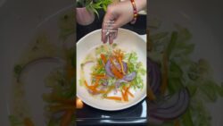 Leftover Roti Chinese Bhel | Air Fryer Recipe in 10 Minutes #youtubeshorts #shortvideo