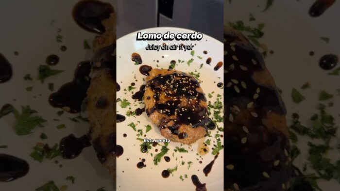 Lomo de cerdo juicy en air fryer . #LomoDeCerdo #RecetasAirFryer #CenaFácil #receta