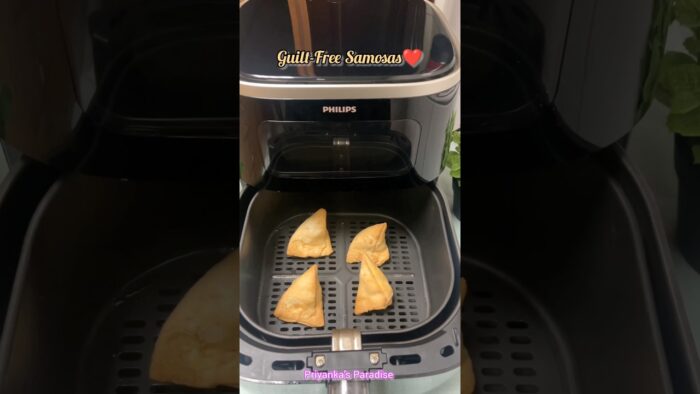 MiniSamosa in AirFryer🔥🫠 || AirFryer Recipes #trending #ytshorts #viral #youtube #recipe #shorts