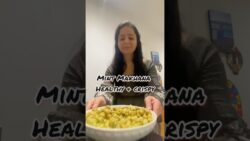 Mint Makhana Recipe in Air Fryer | Healthy Roasted Fox Nuts 🌿 #shorts #healthysnack #makhana