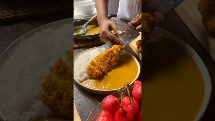 Most comforting food 🥘! Recipe? 👇#chickenkatsu #airfryer