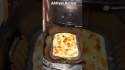 Naan Paratha Recipe in Airfryer 🤫 #shortvideo #ytshorts #ytviral #shorts #airfryer #fyp