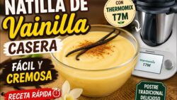 Natilla de Vainilla Casera Fácil y Cremosa | Receta Rápida con  Thermomix