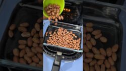 Oil free Masala Peanut in Air Fryer 🤤😋 Easy Airfryer Recipe 🫣😍#shorts #shortsfeed #viral #trending