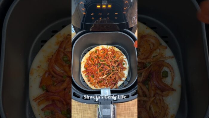 Onion Coin Laccha Paratha Recipe in Air Fryer #shorts #viral #trending #youtubeshorts #ytshorts #yt