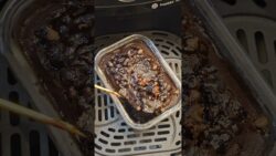 Oreo Brownie Dessert in Air Fryer #brownies #shorts #food #shortsfeed #browniepoints #browniecookies