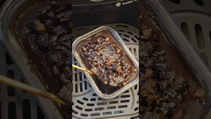 Oreo Brownie Dessert in Air Fryer #brownies #shorts #food #shortsfeed #browniepoints #browniecookies