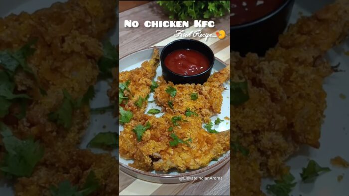 Oyster mushrooms in Chicken style😋|Airfryer Recipe#Snacks#Starter  #shortsfeed#shorta #ytshorts