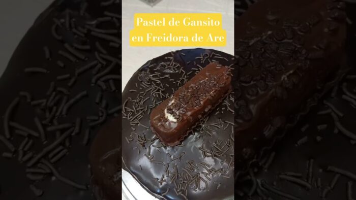 PASTEL DE GANSITO GIGANTE – RECETA EN FREIDORA DE AIRE 🍫