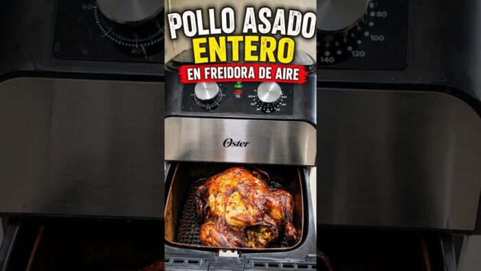 POLLO ASADO ENTERO en freidora de aire 🍗🔥