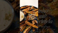 Palitinho Crocante de Berinjela! #receita #airfryer