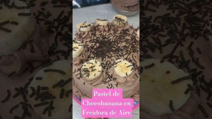 Pastel de Chocobanana – Receta en Freidora de Aire 🍌✨
