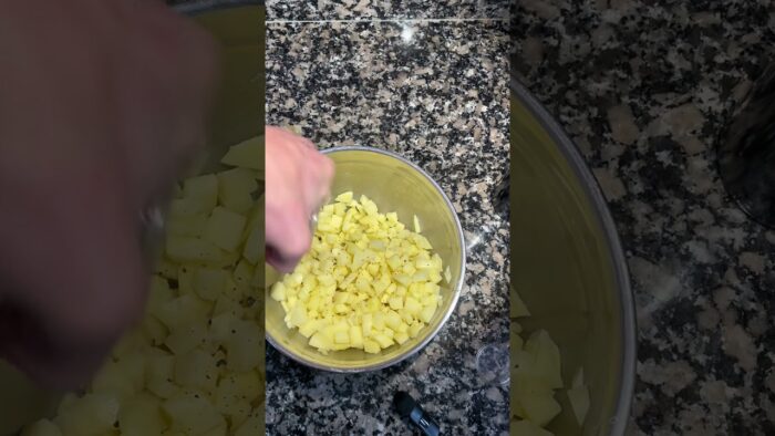 Patatas crujientes en freidora de aire #recetasfaciles #recetas #airfryer