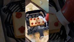 Pizza for breakfast? #asmrcooking #easyrecipes #airfryer #recipe #airfryerrecipes