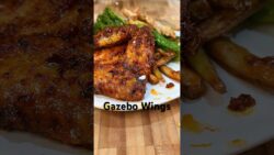 Rate these wings 1-10! 🏆 #chickenwings #shorts #airfryer #foodie #spicy #crispy #partyfood