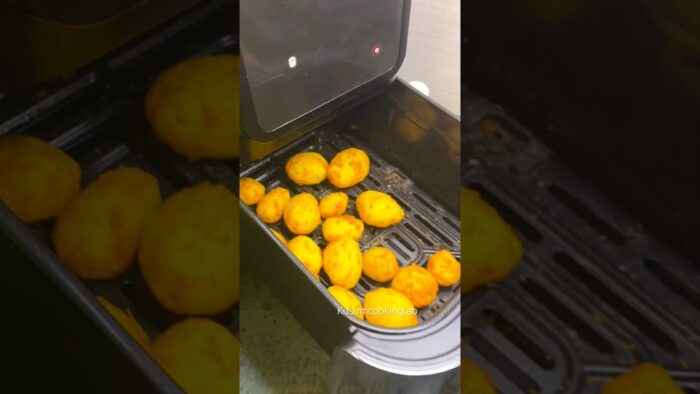 Roasted Baby Potatoes in Airfryer #shorts #airfryerrecipes #viral #recipe