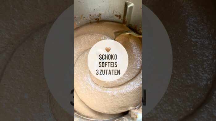 🍦🍫Schoko-Softeis ohne Sahne🤎
