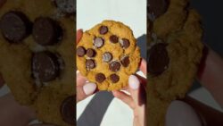 Single-Serve Air Fryer Cookie #easyrecipe #recipe #dessertrecipe #airfryerrecipes