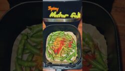 Spicy Masala Matar Fali In Airfryer #matar #peas #shortsvideo #recipe #reels #shorts #cooking