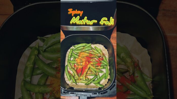 Spicy Masala Matar Fali In Airfryer #matar #peas #shortsvideo #recipe #reels #shorts #cooking