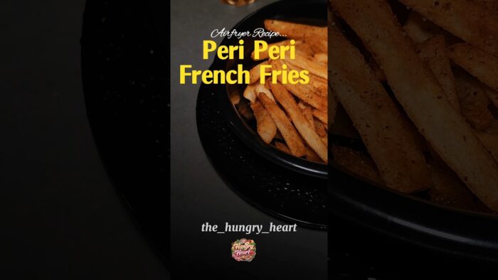 Street Style Peri Peri Fries at Home | Airfryer Recipe #Cooking #shortsfeed #frenchfries #viral
