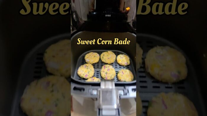 Sweet Corn Tikki in Air fryer #healthyhabits #ashortaday #trending #reels #feed #viral