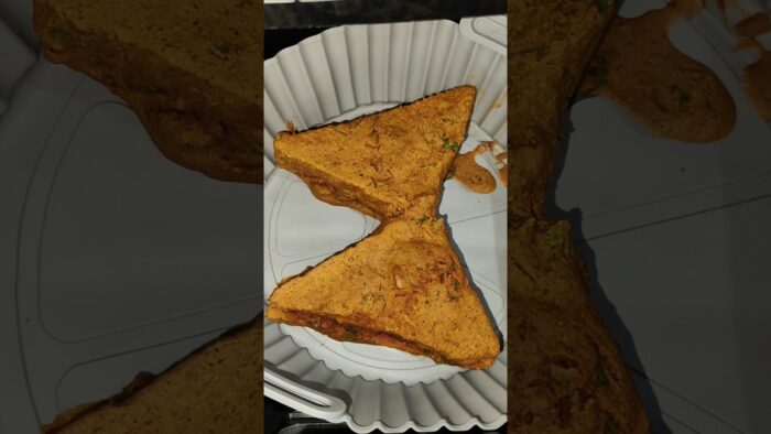 Trending Bread Pakoda Bites in 10 Min in Airfryer😍#shorts #snacks#viralvideo #shortsfeed #trending