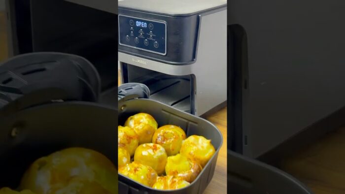 Unbelievably delicious apples in the air fryer in 20 min. Baked apples in the air fryer #shorts